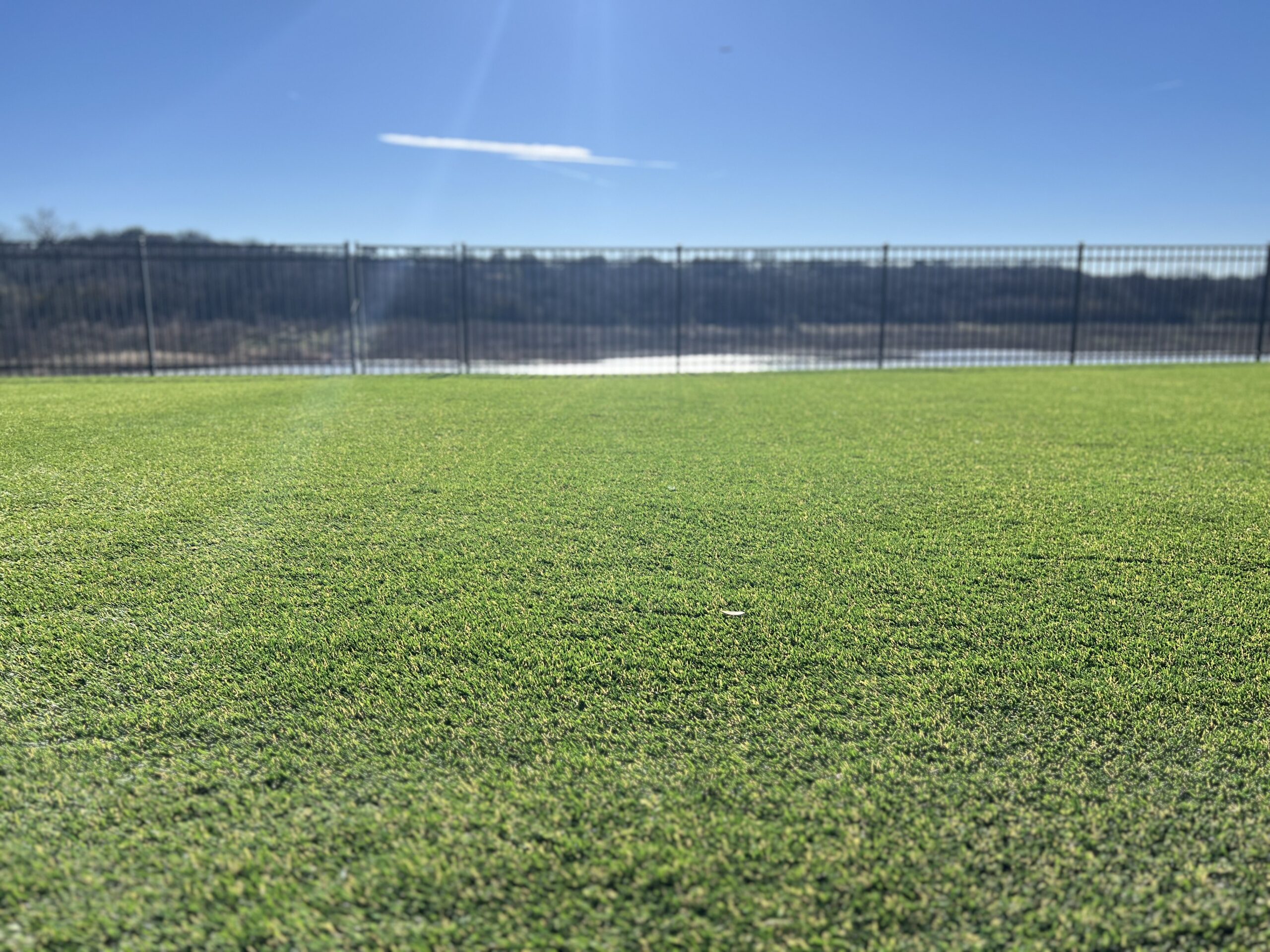 Completed artificial turf project in North Texas